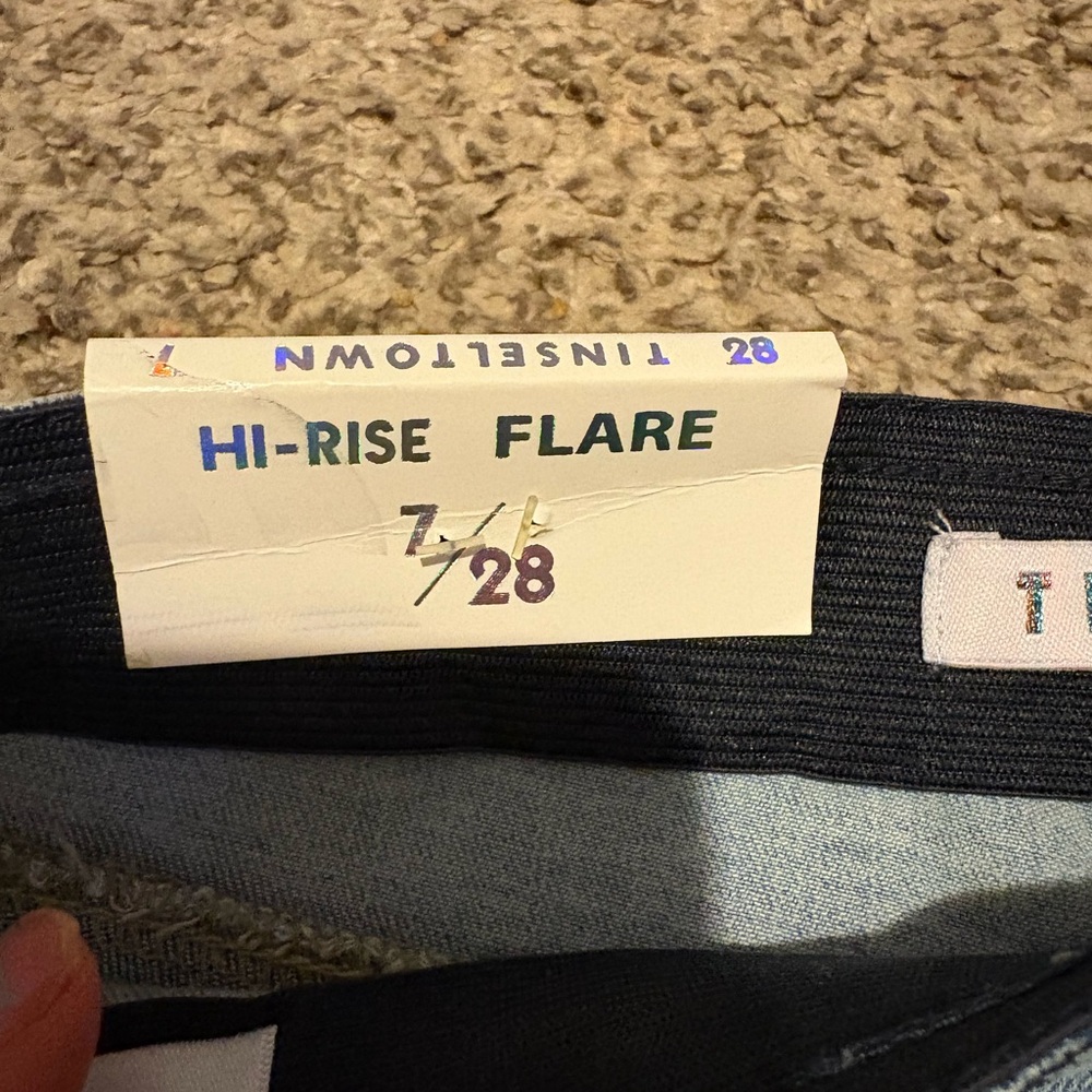 Tinseltown Light Blue Flare Jeans - Picture 4 of 5